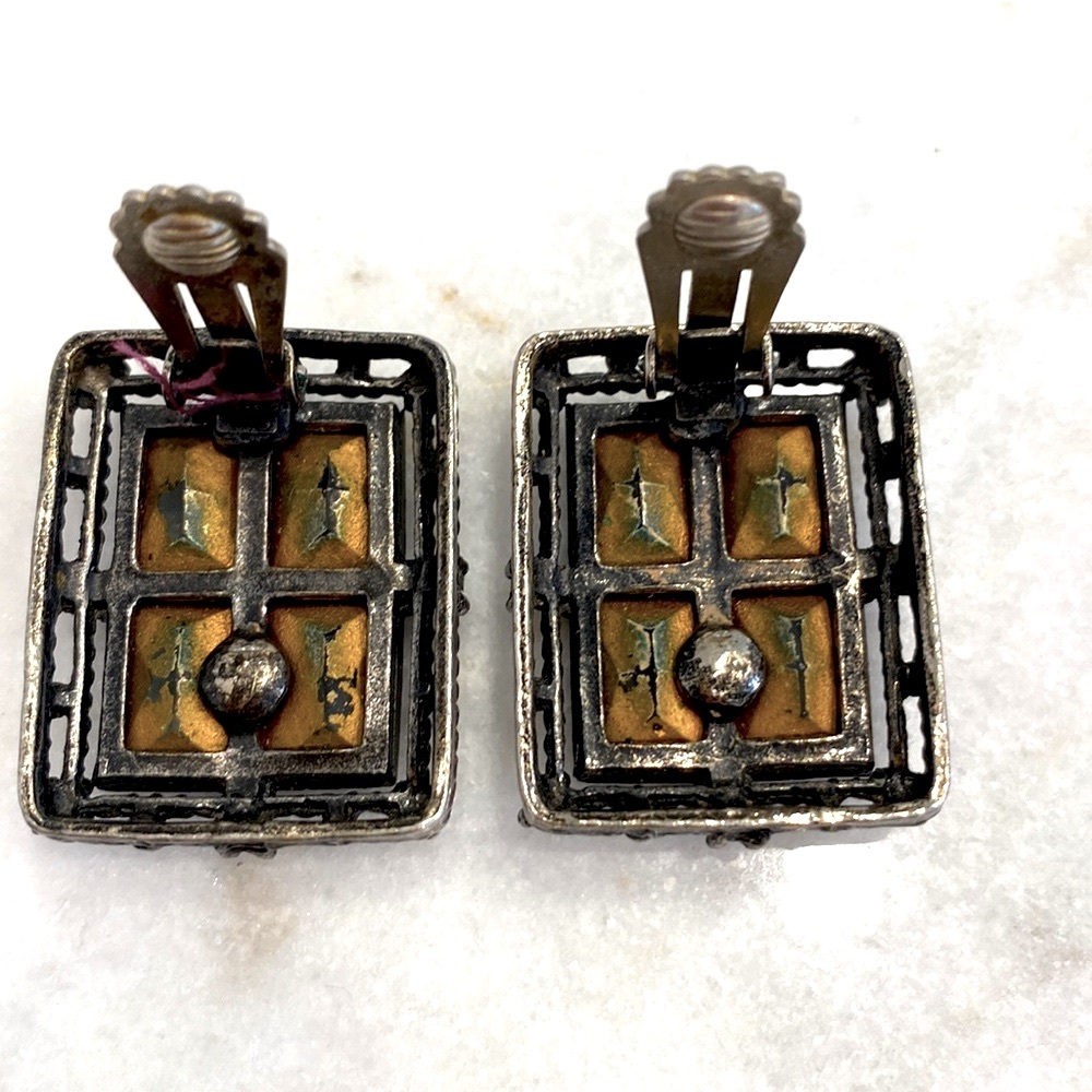 Beautiful Vintage Statement Earrings 🔥🔥🔥 - Picture 3 of 4